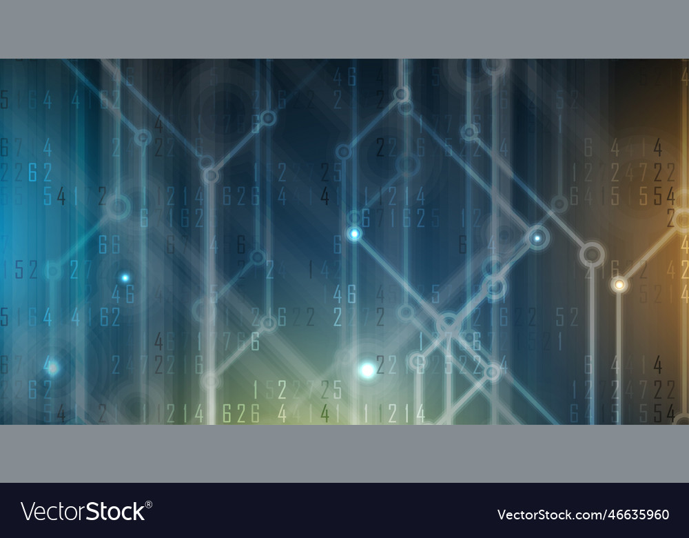 Abstract futuristic circuit computer internet vector image Abstract futuristic circuit computer internet