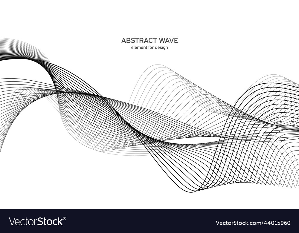 Abstract wave element for design digital vector image Abstract wave element for design digital