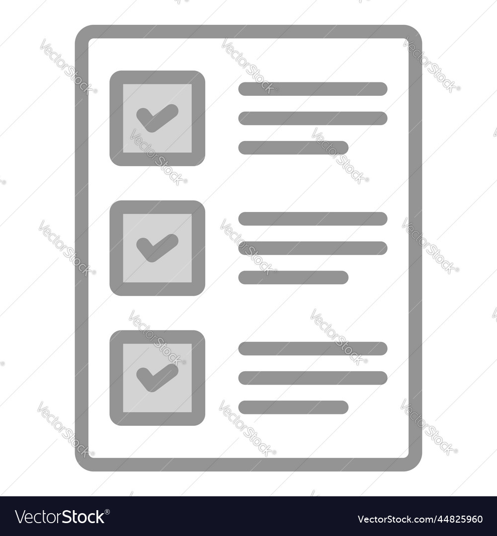 Checklist icon user interface as a simple sign