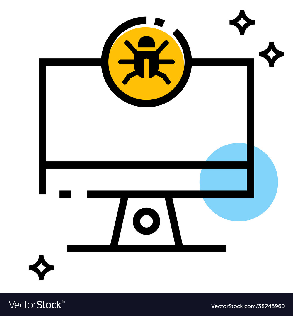 Computer bug icon design