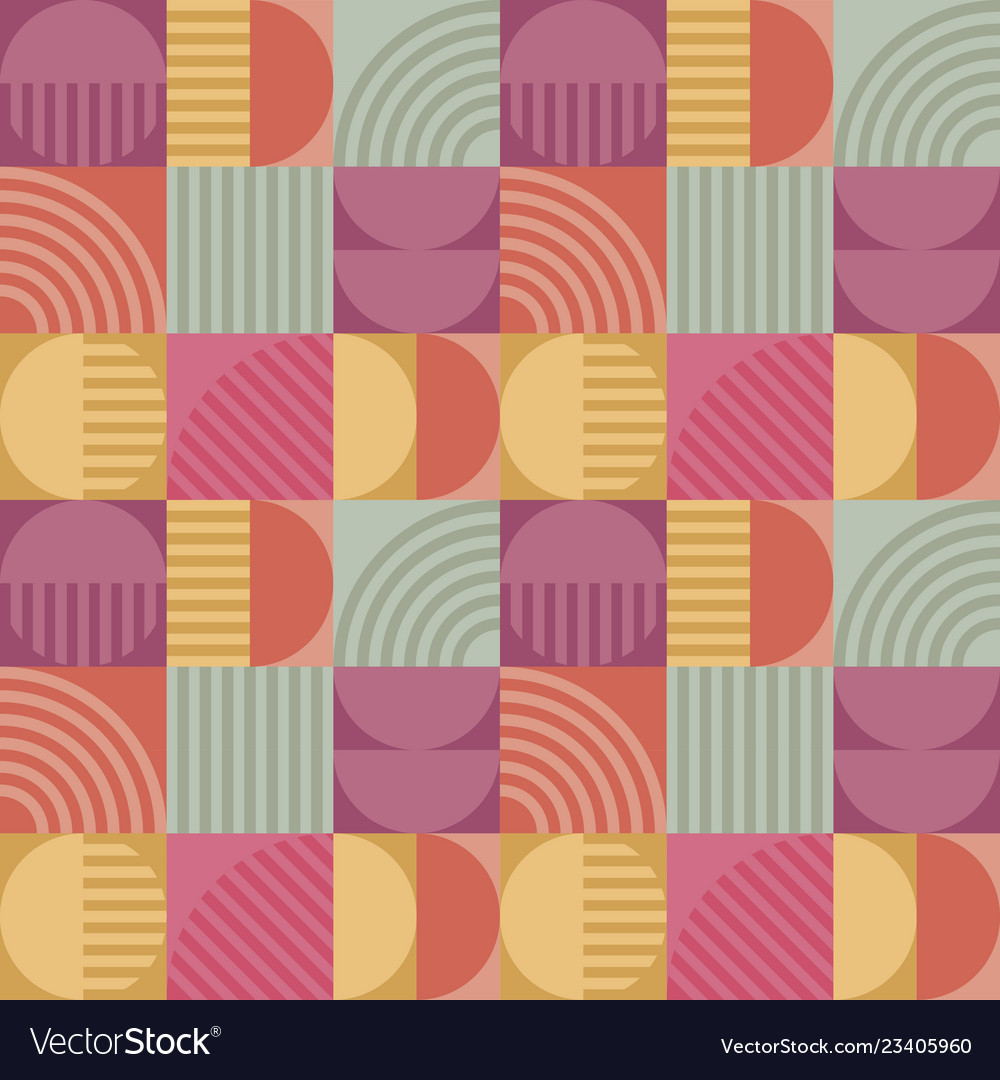 Geometric seamless pattern vector image Geometric seamless pattern