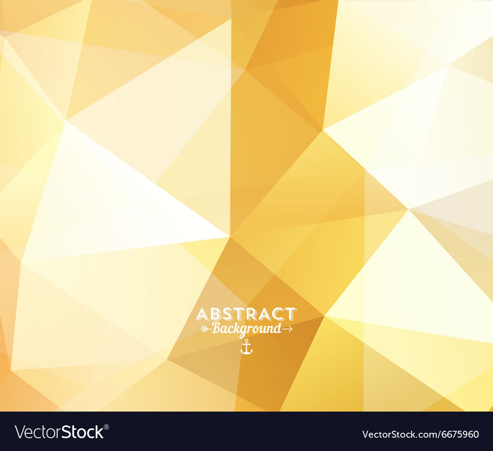 Golden Triangular Background