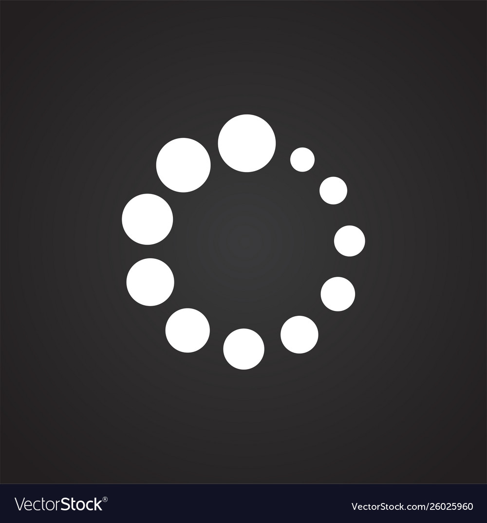 Loading related icon on background for graphic vector image Loading related icon on background for graphic