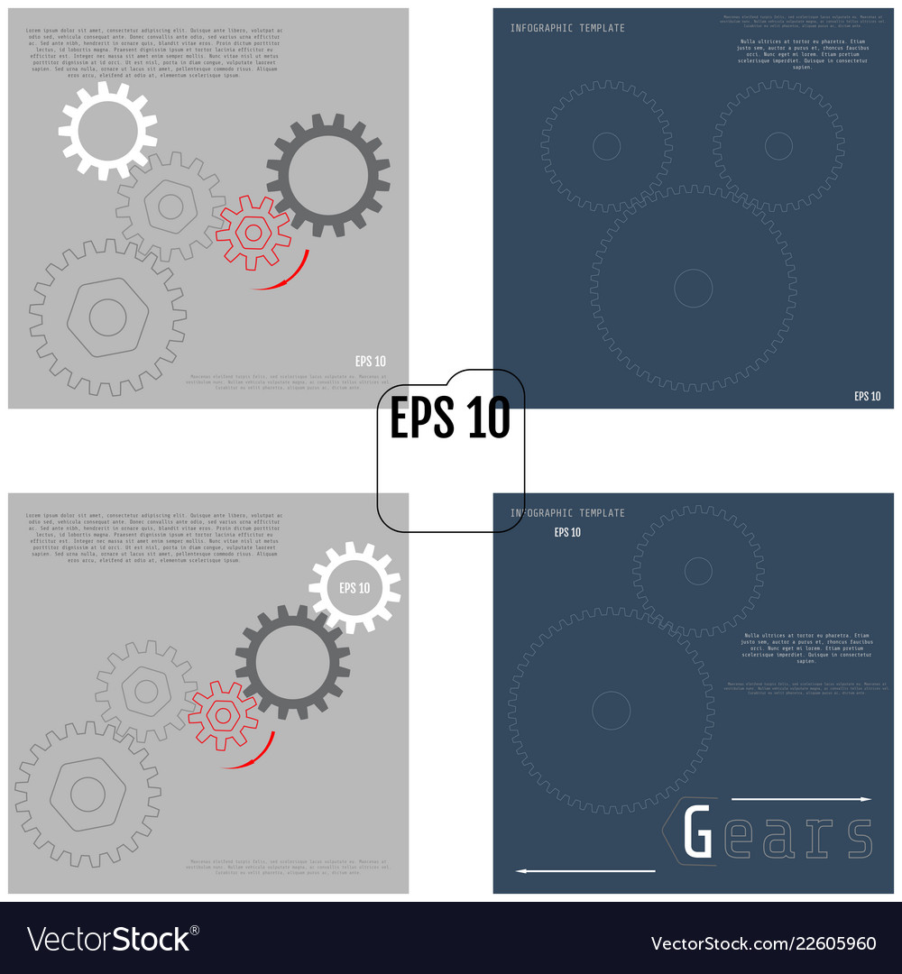 set of infographic templates