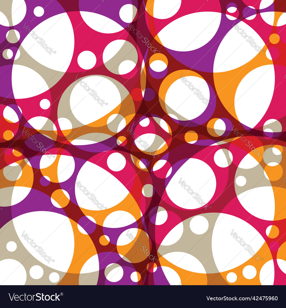 Structure with circles and bubbles in an abstract vector image Structure with circles and bubbles in an abstract