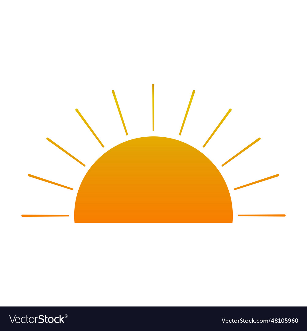 Sunset silhouette Royalty Free Vector Image - VectorStock