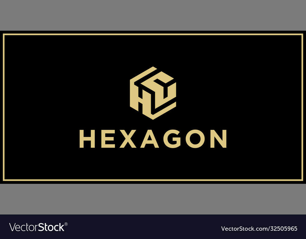 Hc hexagon logo design inspiration