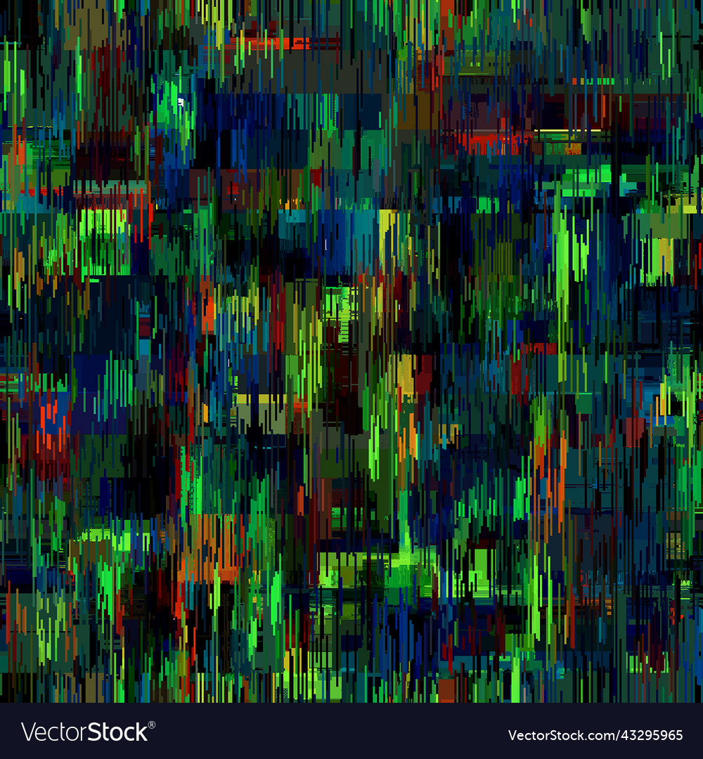 Image with imitation of grunge datamoshing