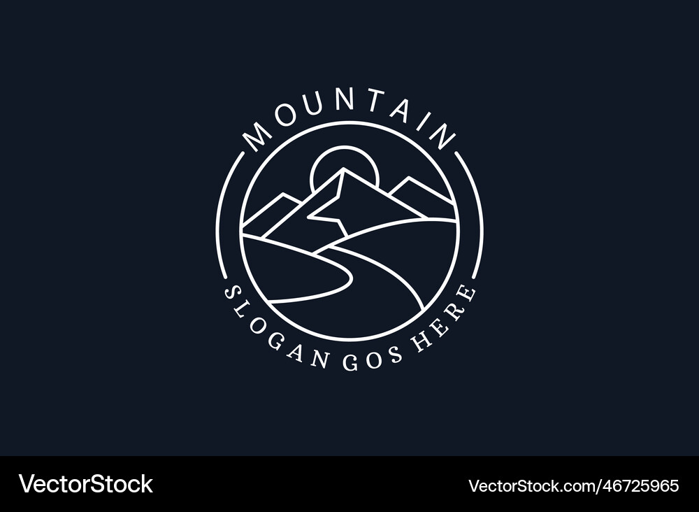 Mountain Royalty Free Vector Image - VectorStock