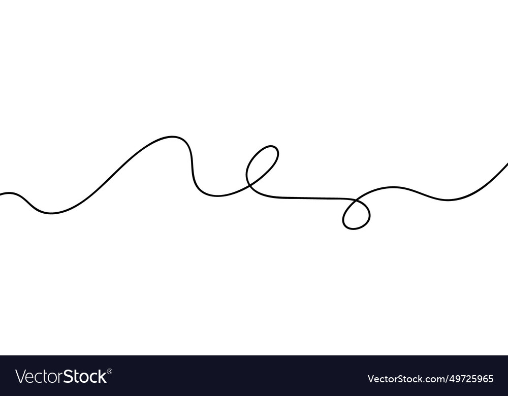 Seamless wavy line pattern with curvy abstract