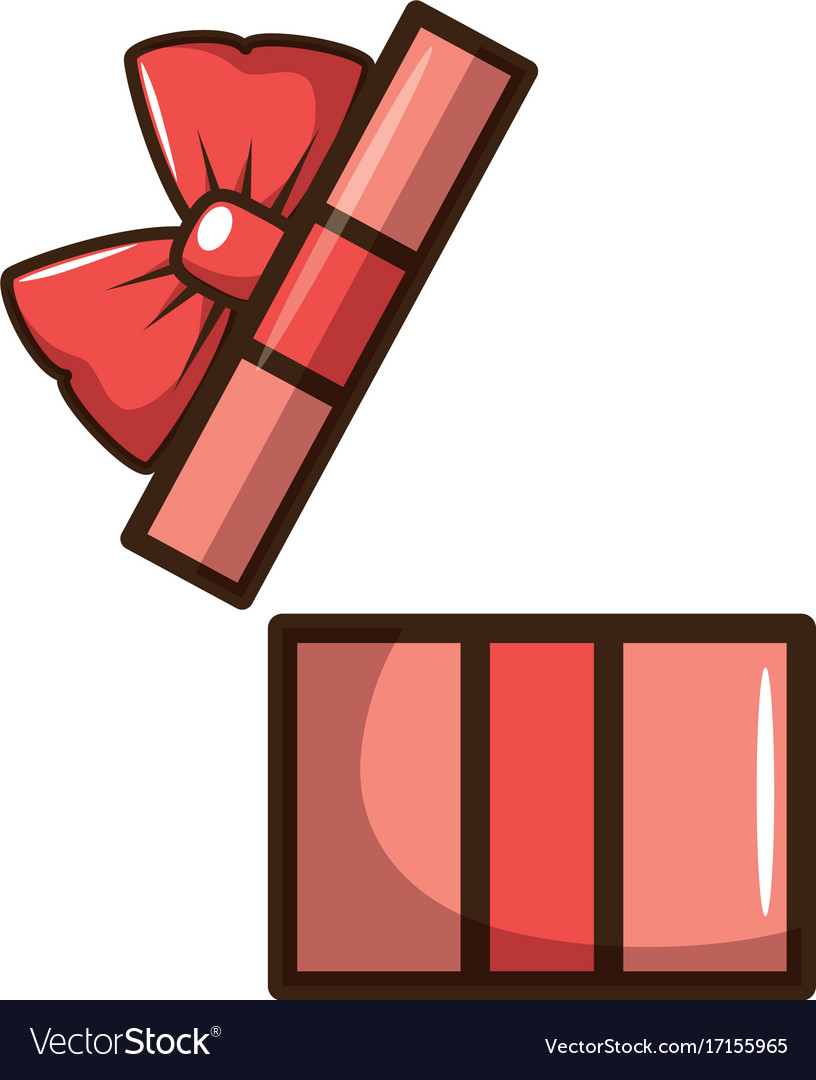 Valentine gift box Royalty Free Vector Image - VectorStock