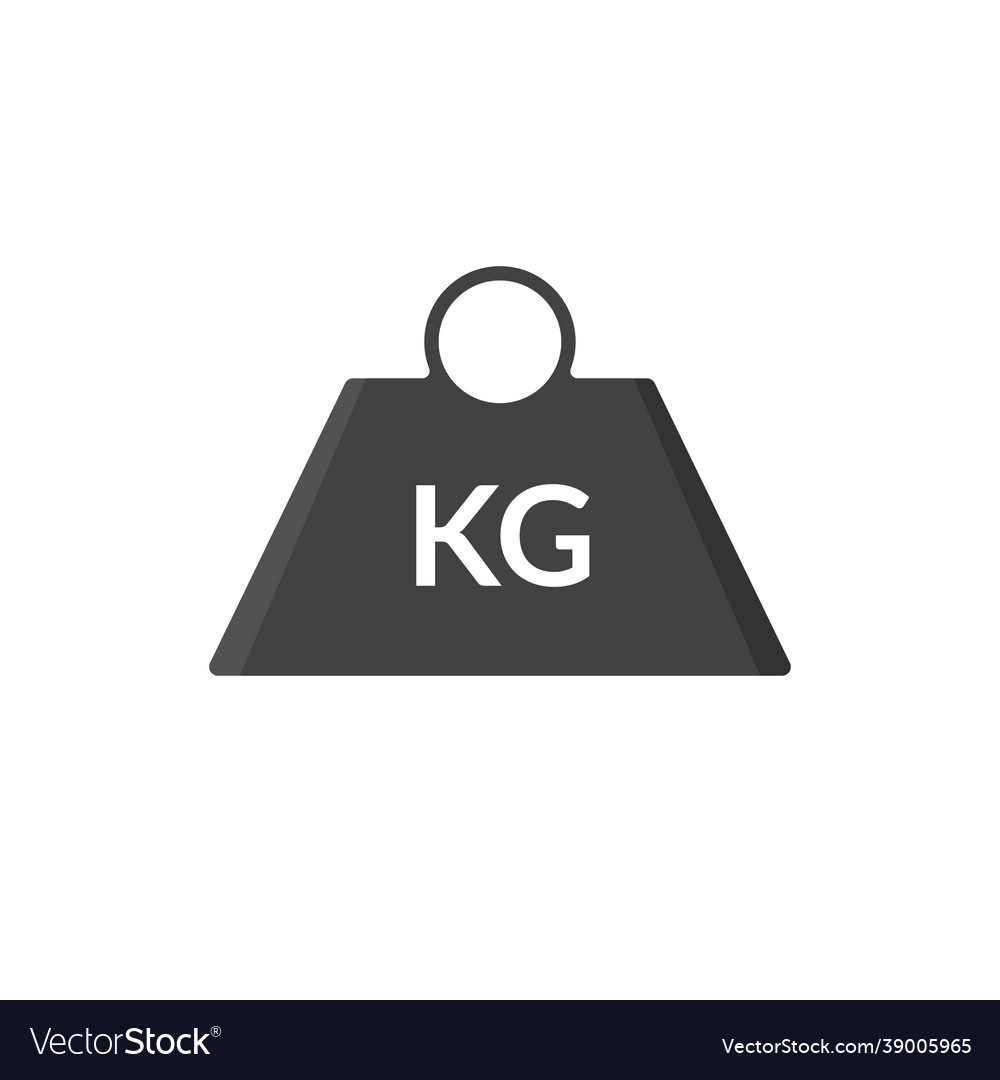 Weight kilogram icon