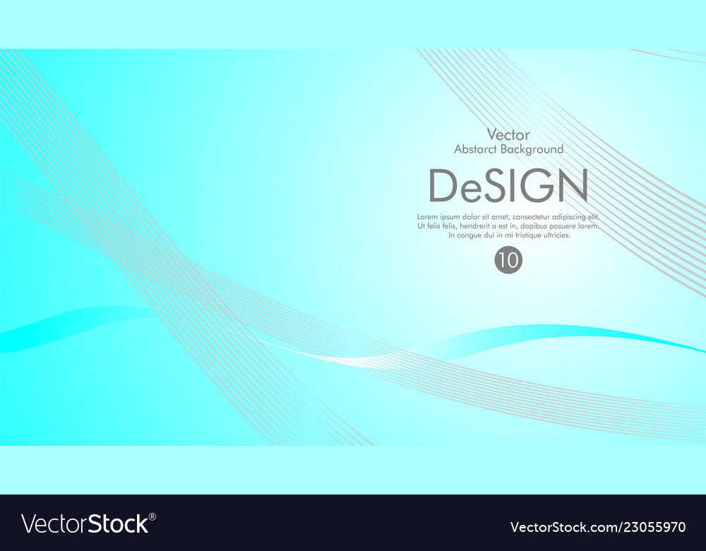 Abstract background color flow waved lines stock
