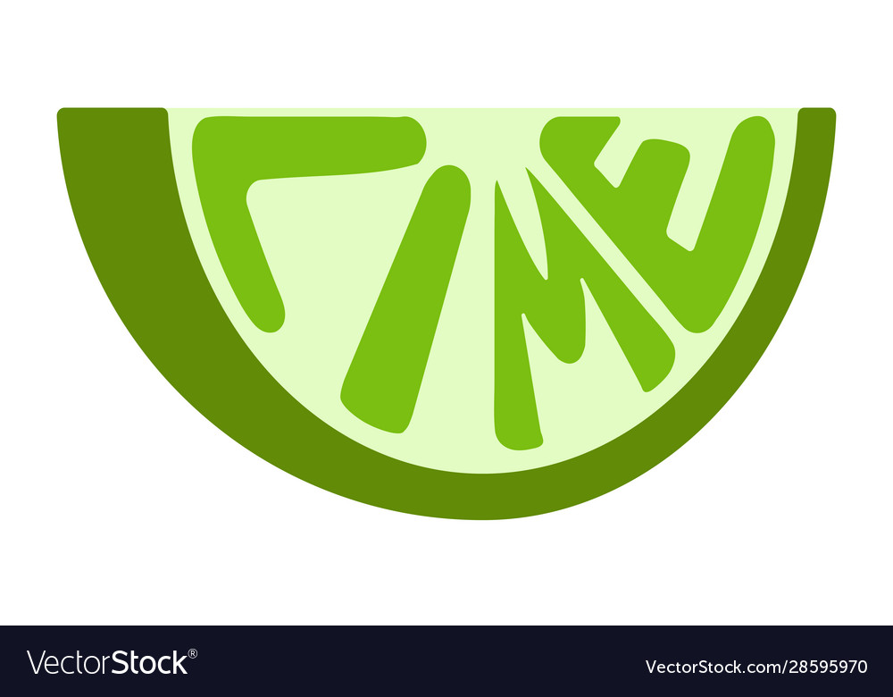 Lime Slice with Text
