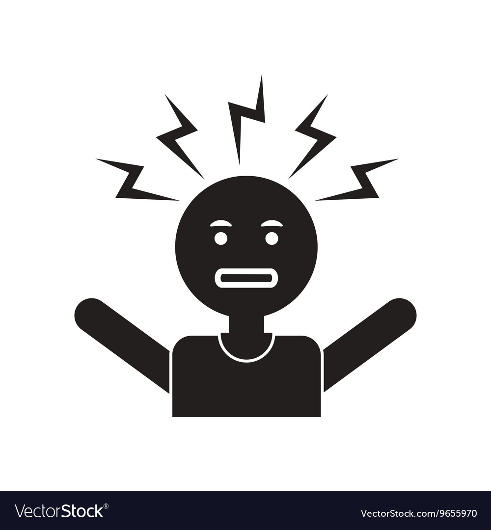 Man with Headache Icon