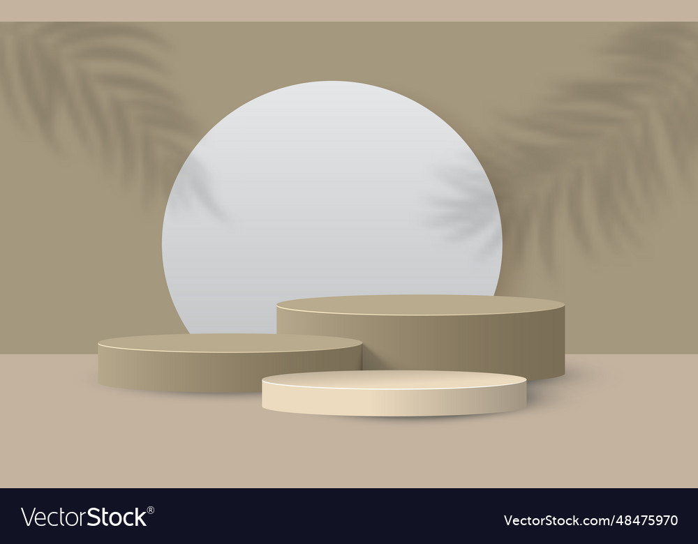 Minimal scene for product display presentation Vector Image Minimal scene for product display presentation
