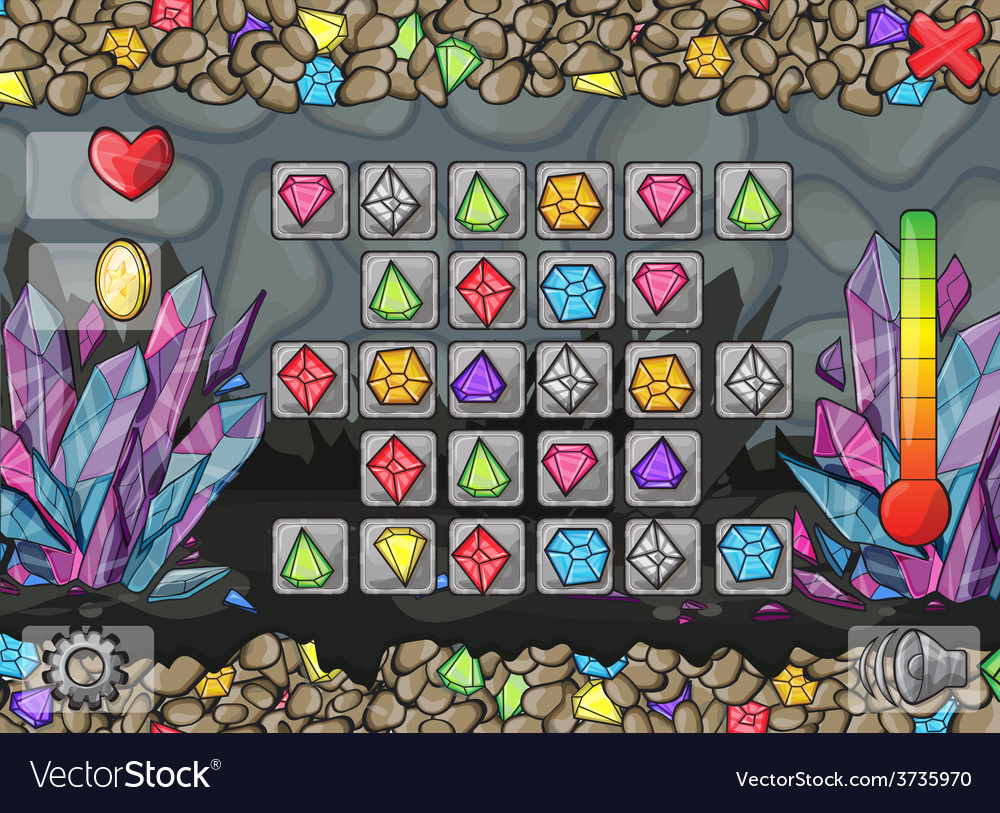 Screens for computer games and web design