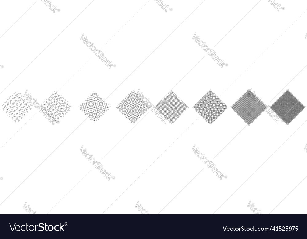 Geometric weave element with intersecting lines vector image Geometric weave element with intersecting lines
