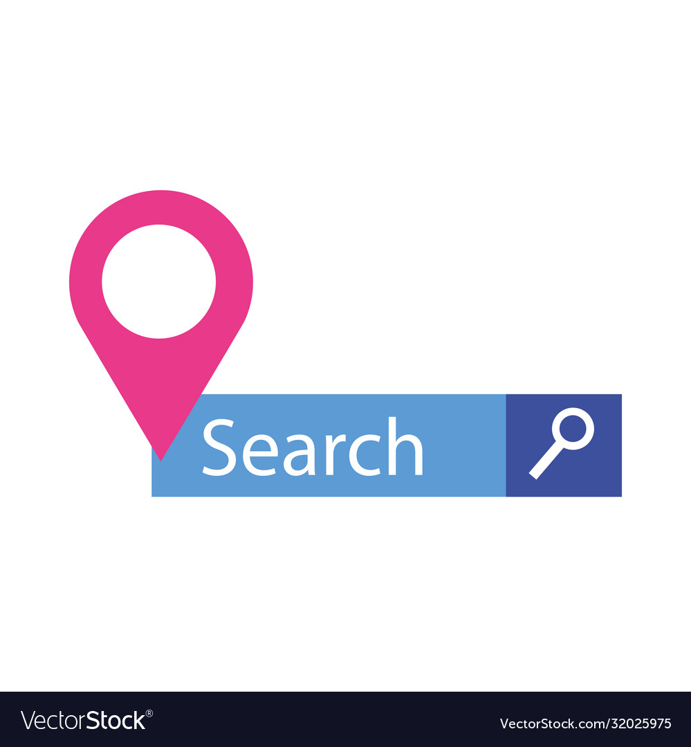 Gps mark and search button design