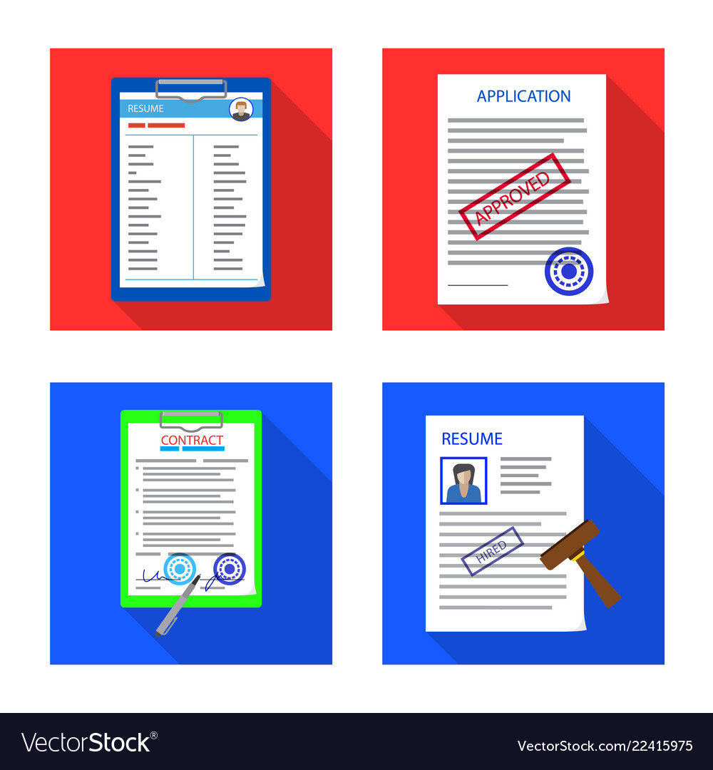 Isolated object of form and document sign vector image Isolated object of form and document sign
