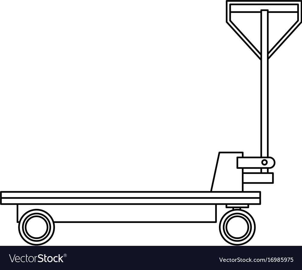 Platform trolley cargo cart delivery equipment