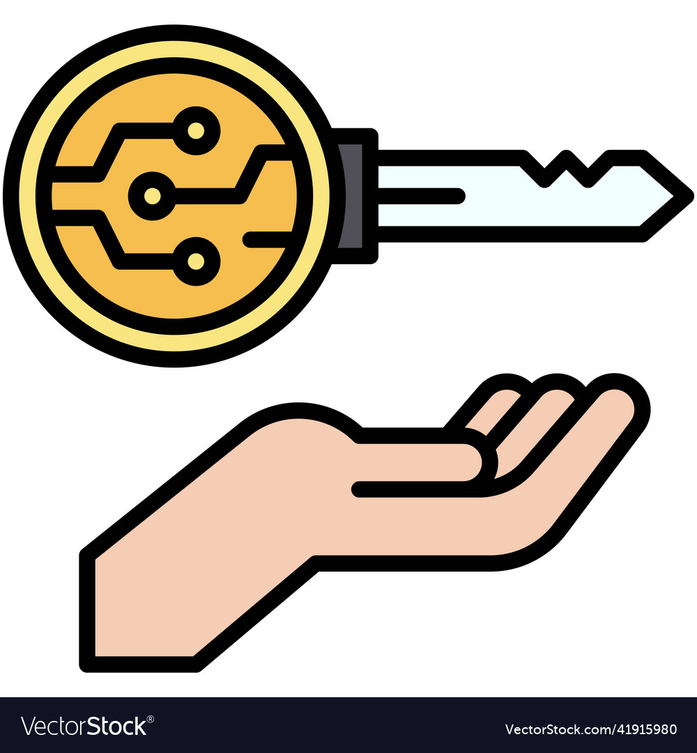 Access icon blockchain related