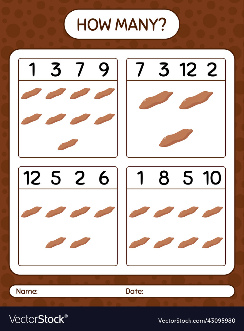 How many counting game with sweet potato