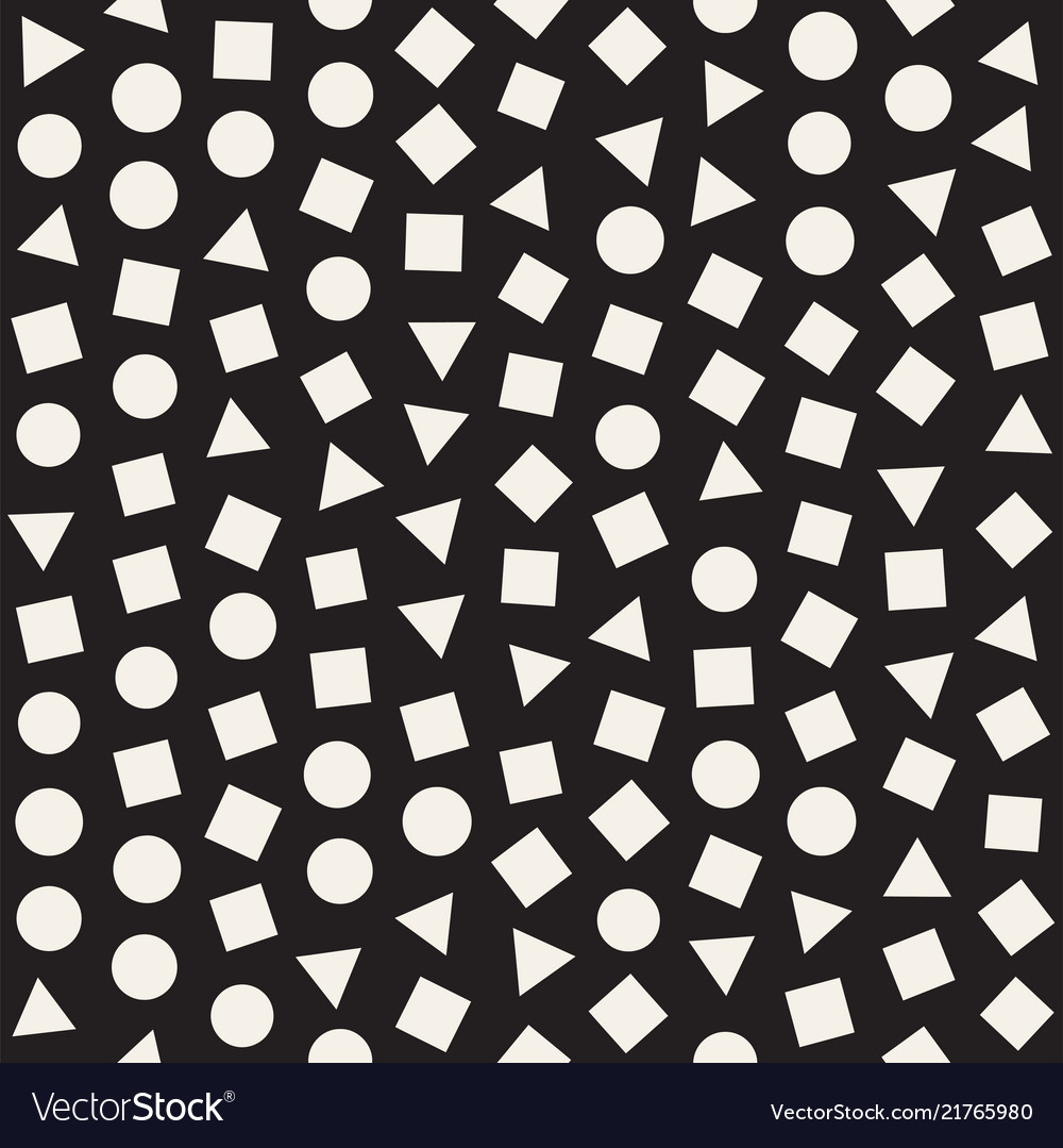 Seamless chaotic patterns randomly scattered vector image Seamless chaotic patterns randomly scattered