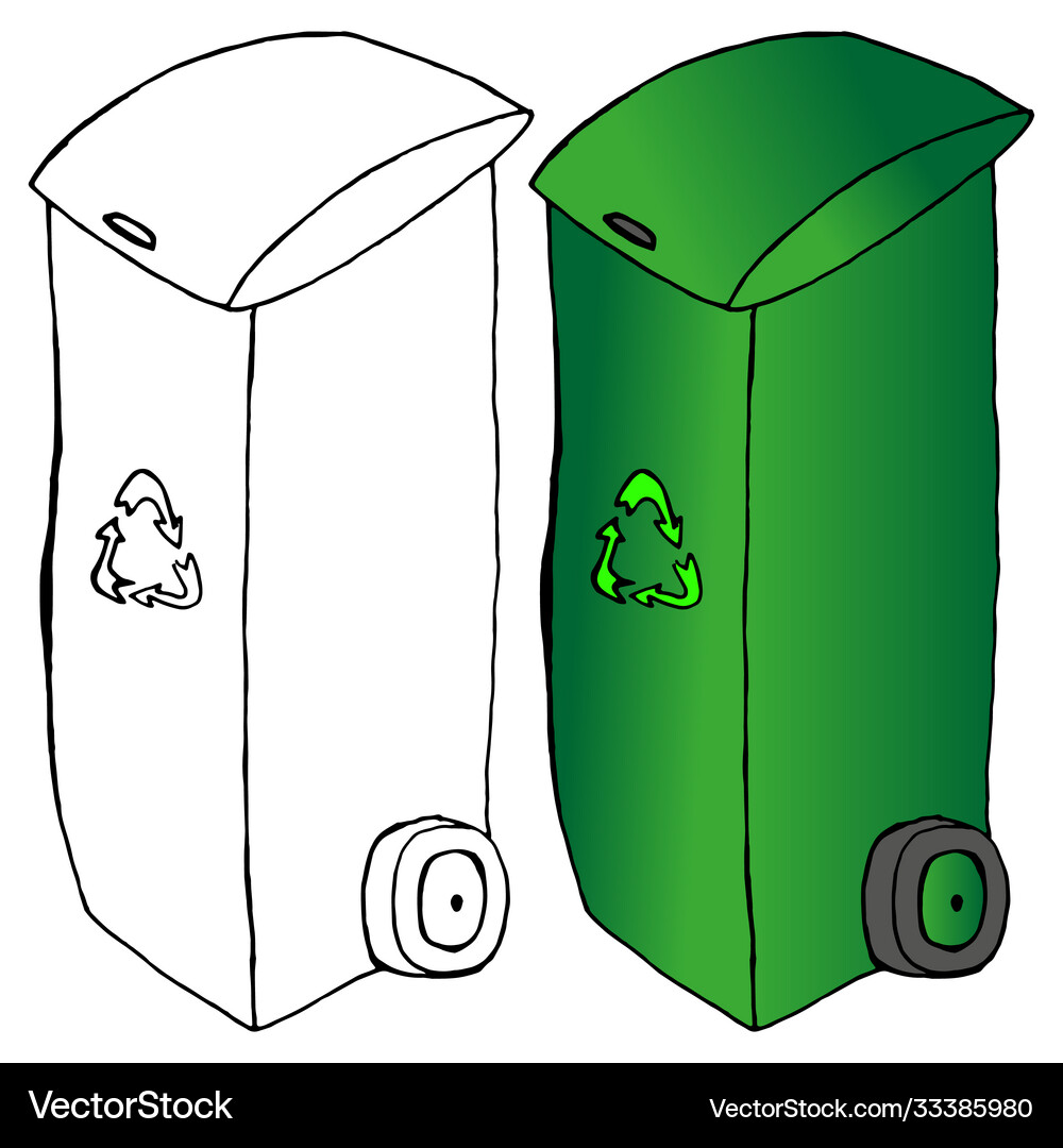 Trash can Royalty Free Vector Image - VectorStock