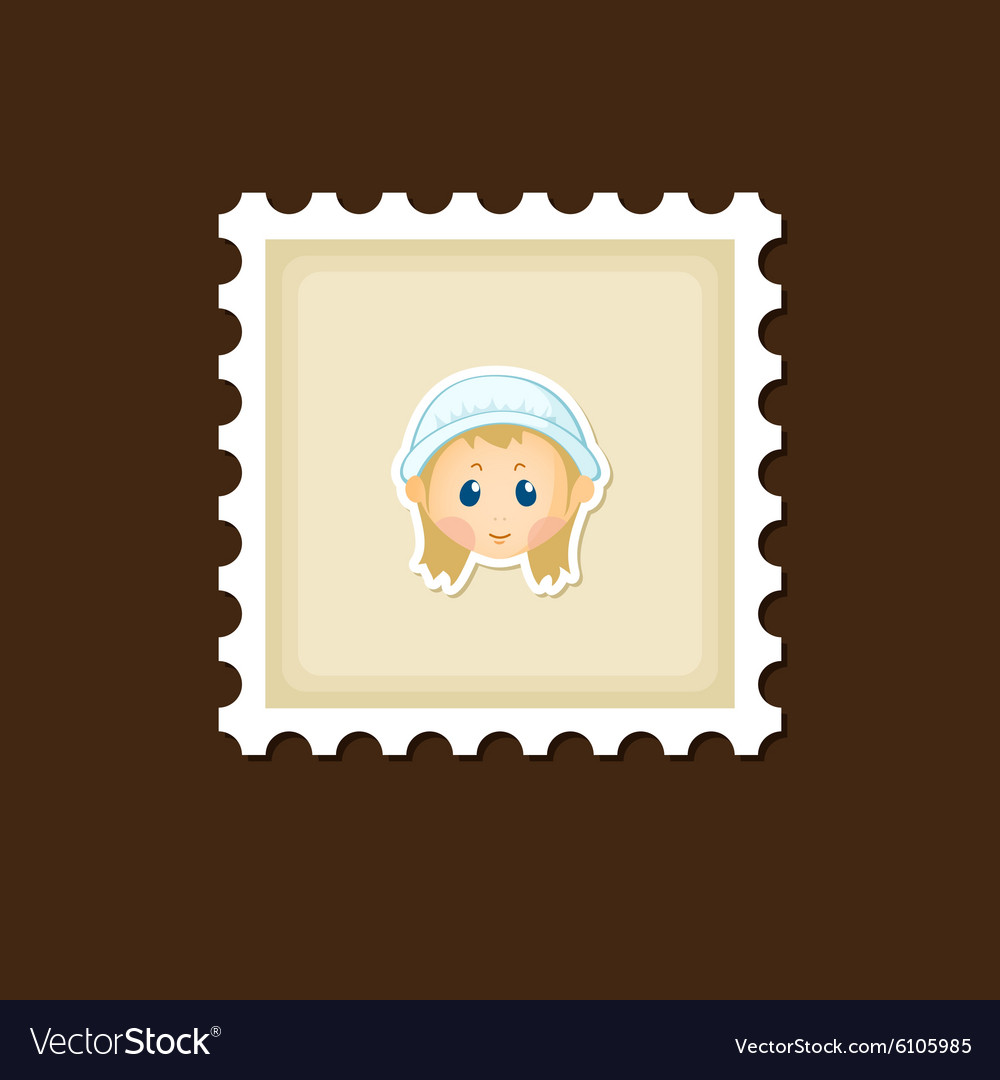 Amerikanische Pilger Kinder Stempel Thanksgiving Tag