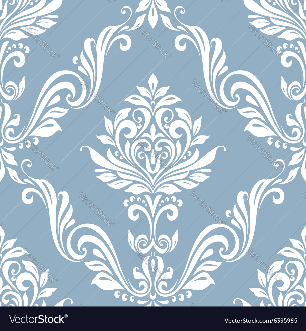 Elegant Floral Damask Pattern