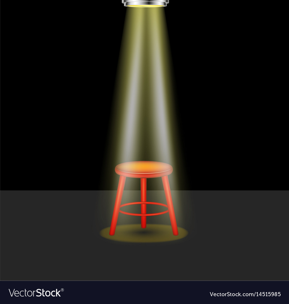 Empty Stage Spotlight
