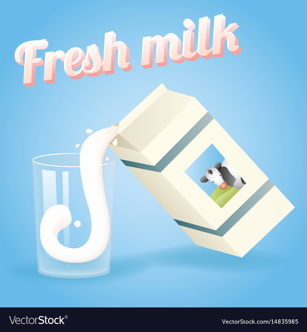 Milk Carton Splash in Glass