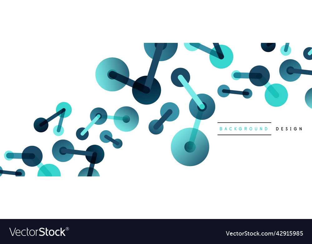 Network concept abstract background dots
