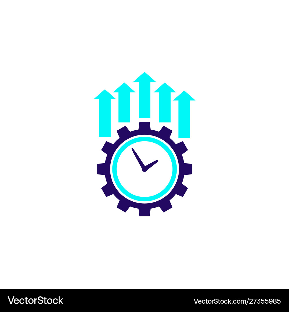 Increase Efficiency Icon Efficiency And Productivity Icon Royalty Free