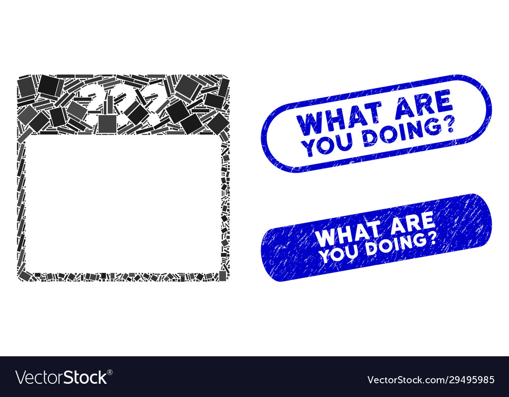 Rectangle mosaic unknown calendar page vector image Rectangle mosaic unknown calendar page