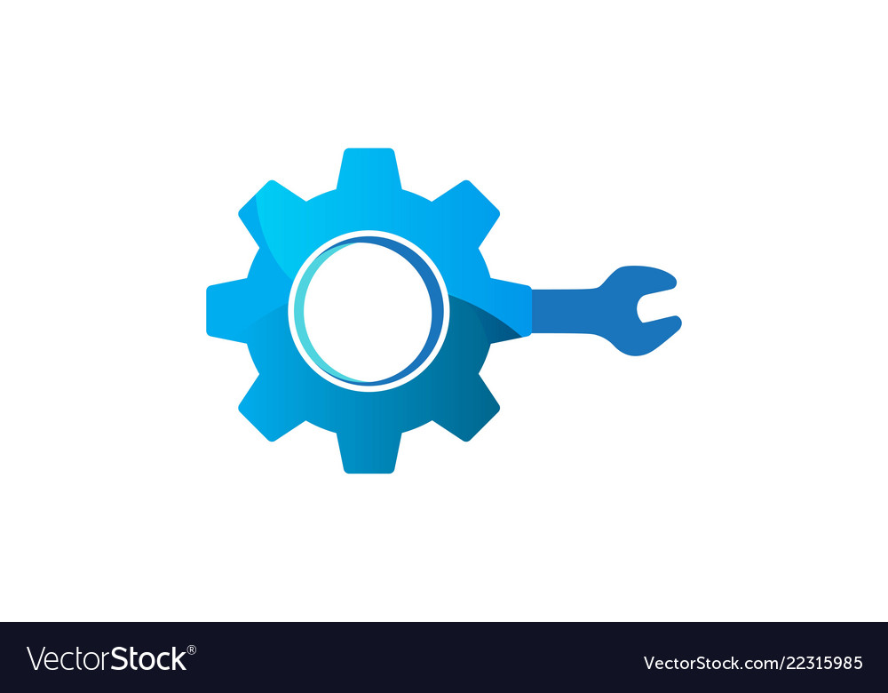 Service tool and gear logo designs