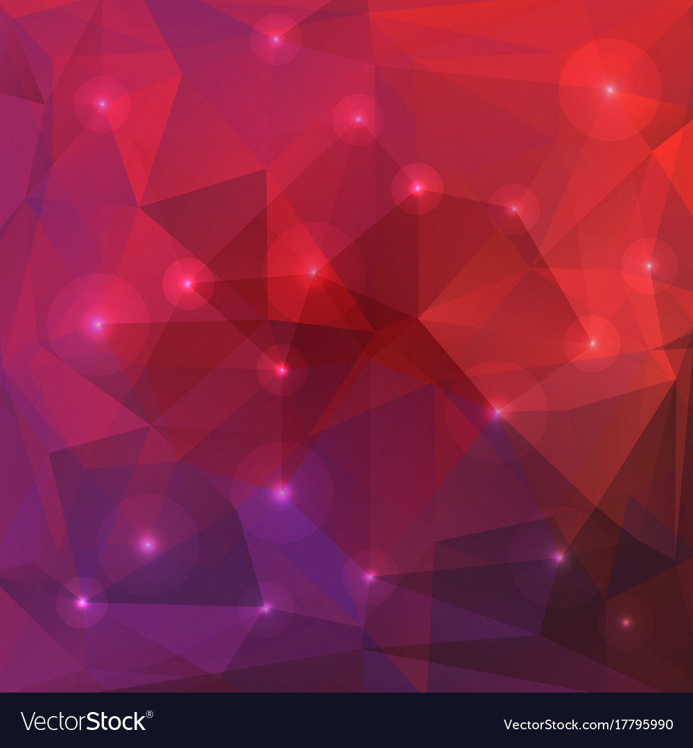 Abstract red triangles background