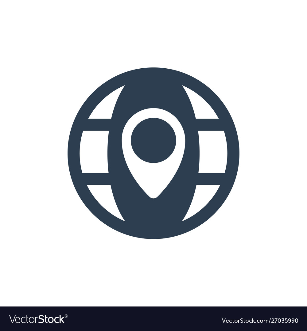 Global location icon