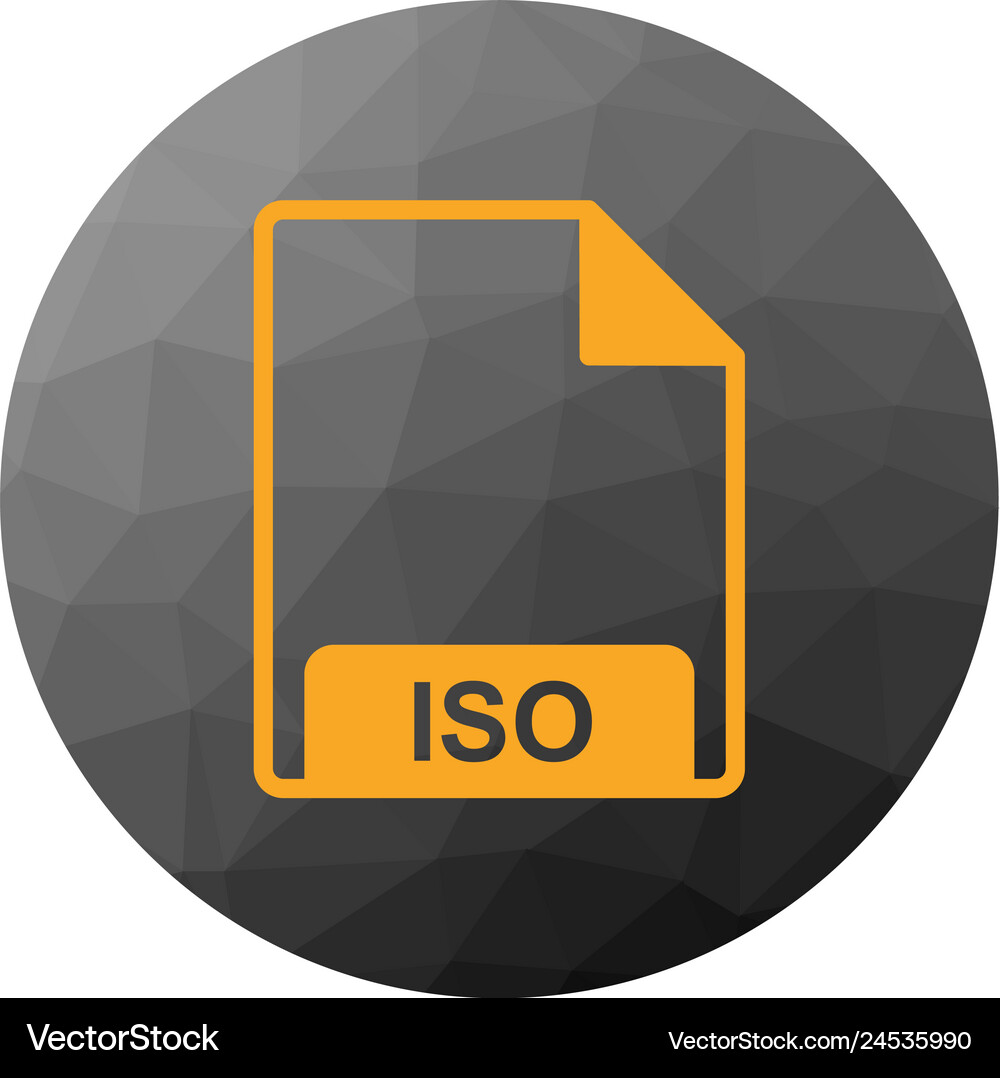Iso icon Royalty Free Vector Image - VectorStock