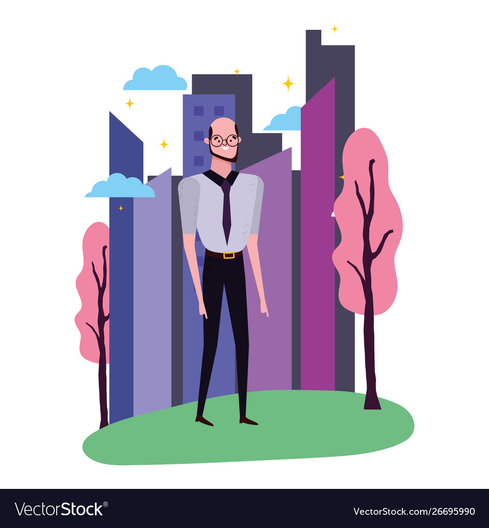 Isolated avatar man design Royalty Free Vector Image