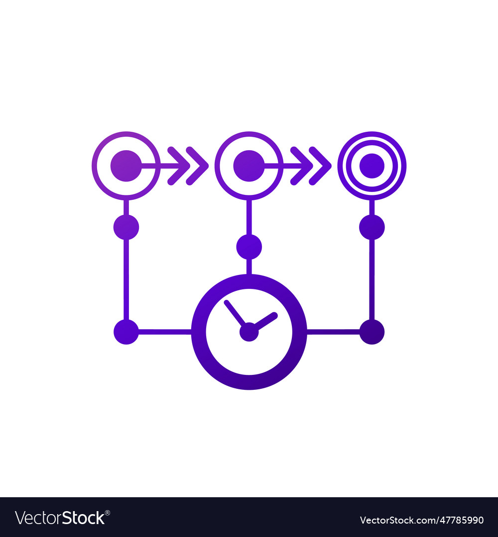 Timeline or sequence icon