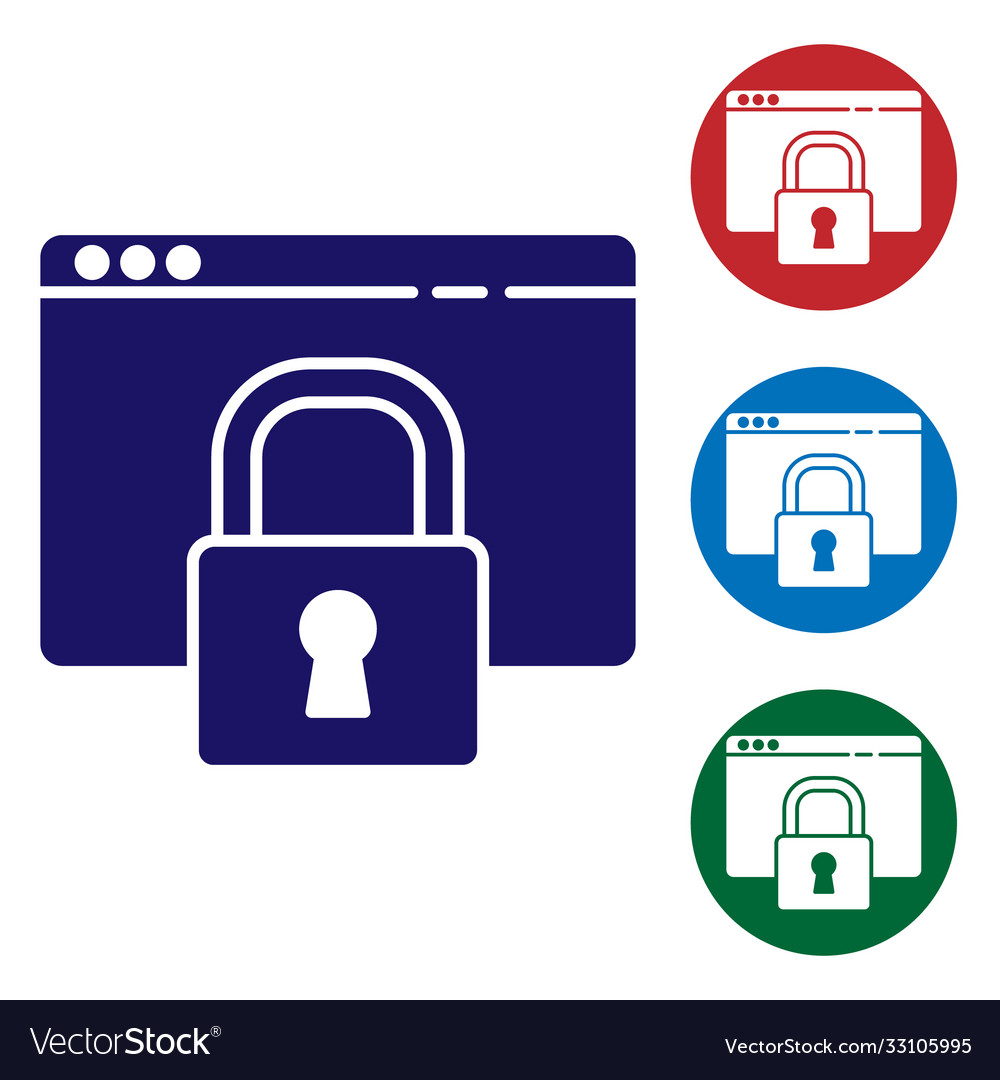 Blue secure your site with https ssl icon