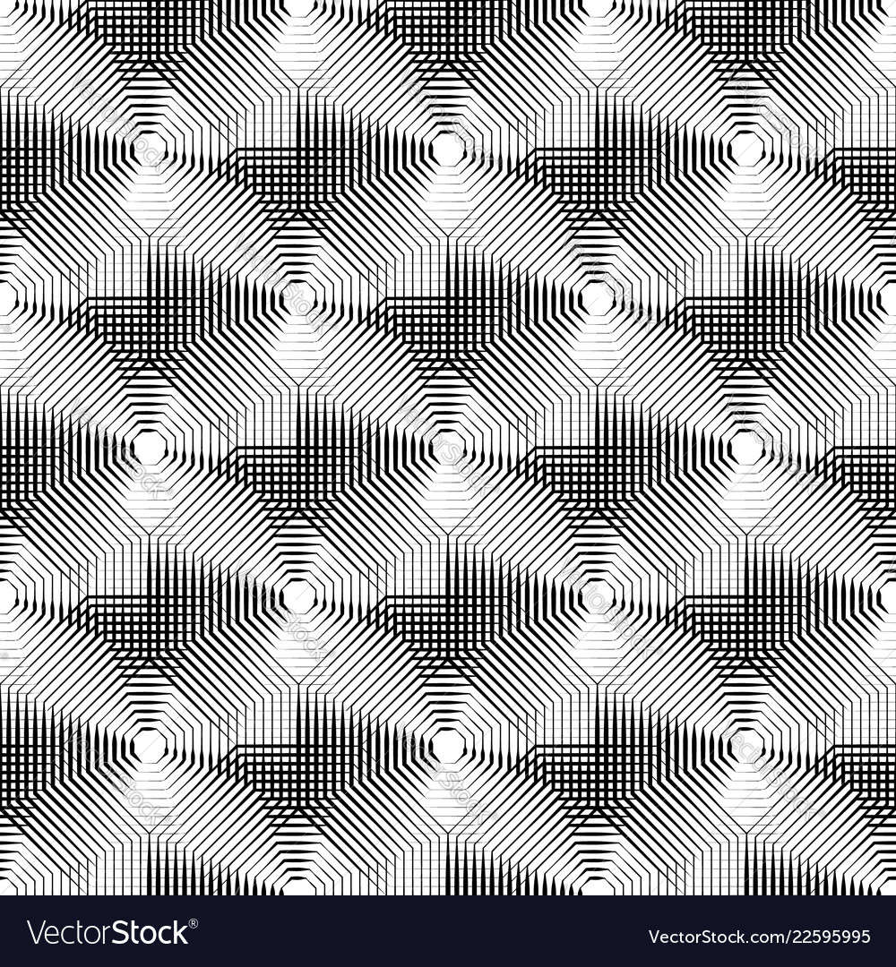 Cellular geometric pattern seamlessly repeatable vector image Cellular geometric pattern seamlessly repeatable