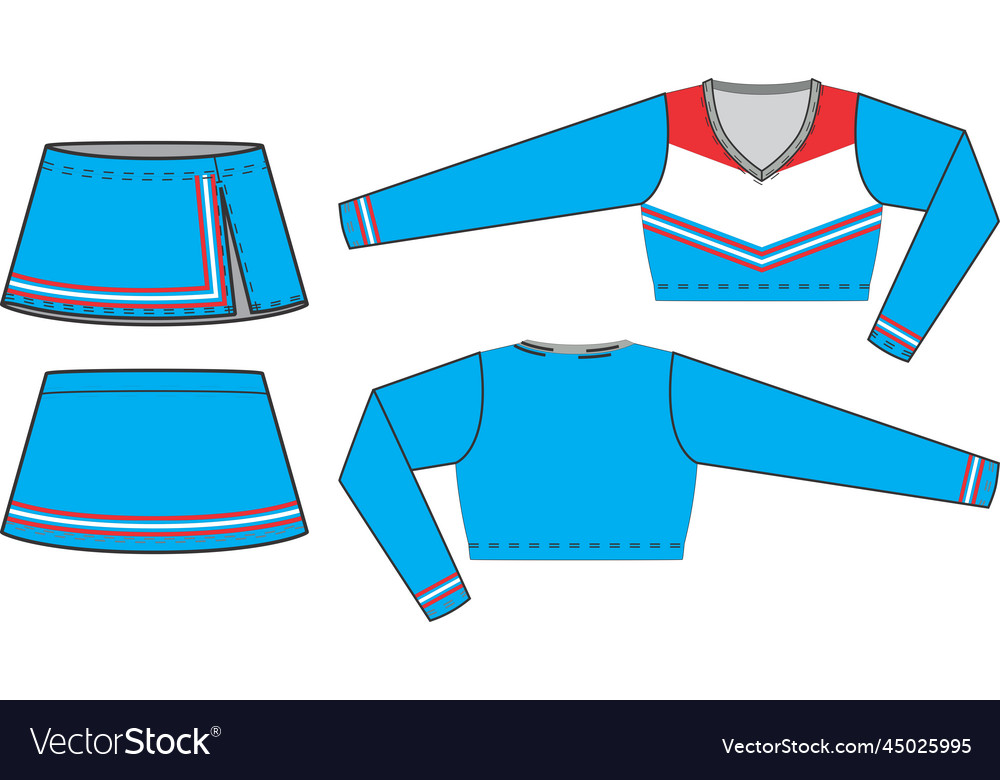 Cheer Uniform Mockups - Sublimated Templates