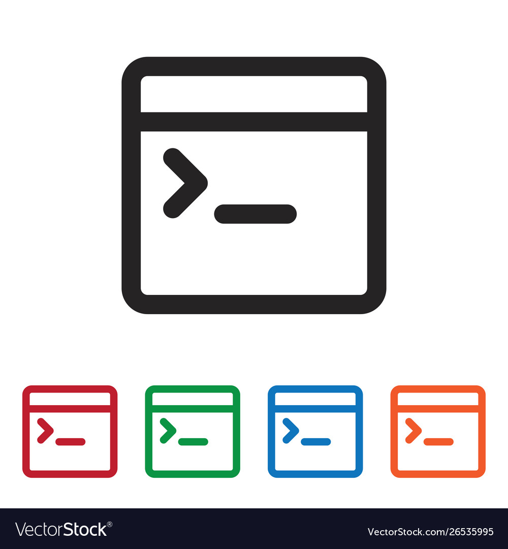 Coding icon vector image Coding icon