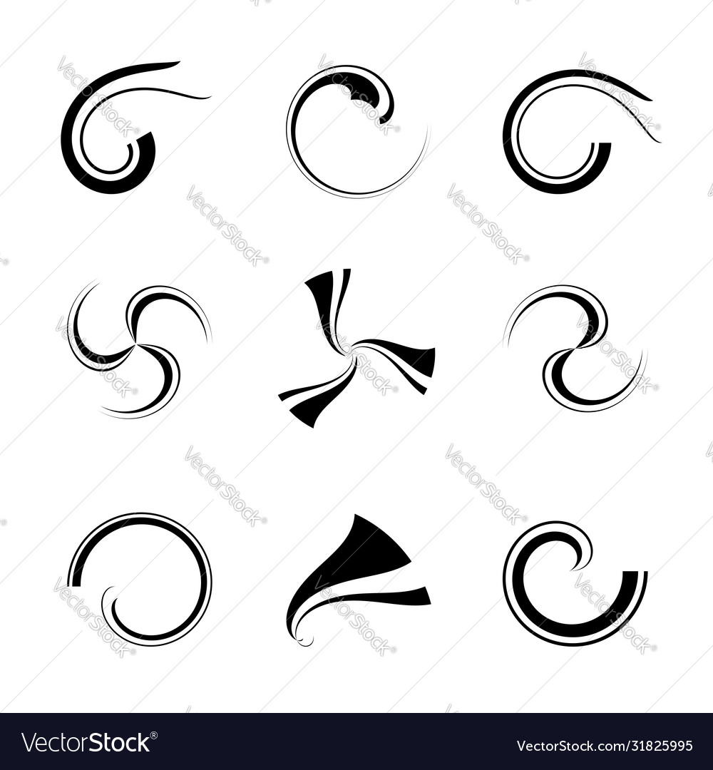 Design elements set vector image Design elements set