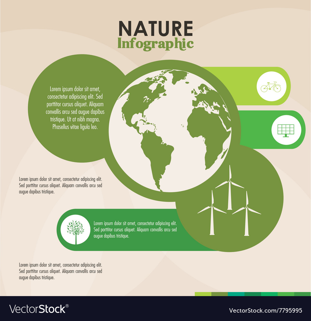 Ecology infographic design