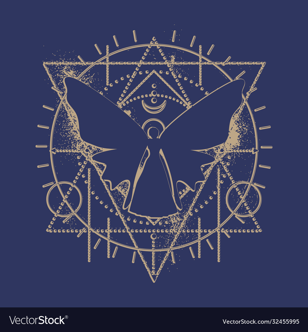 Esoterische mystische Symbole vector image Esoterische mystische Symbole