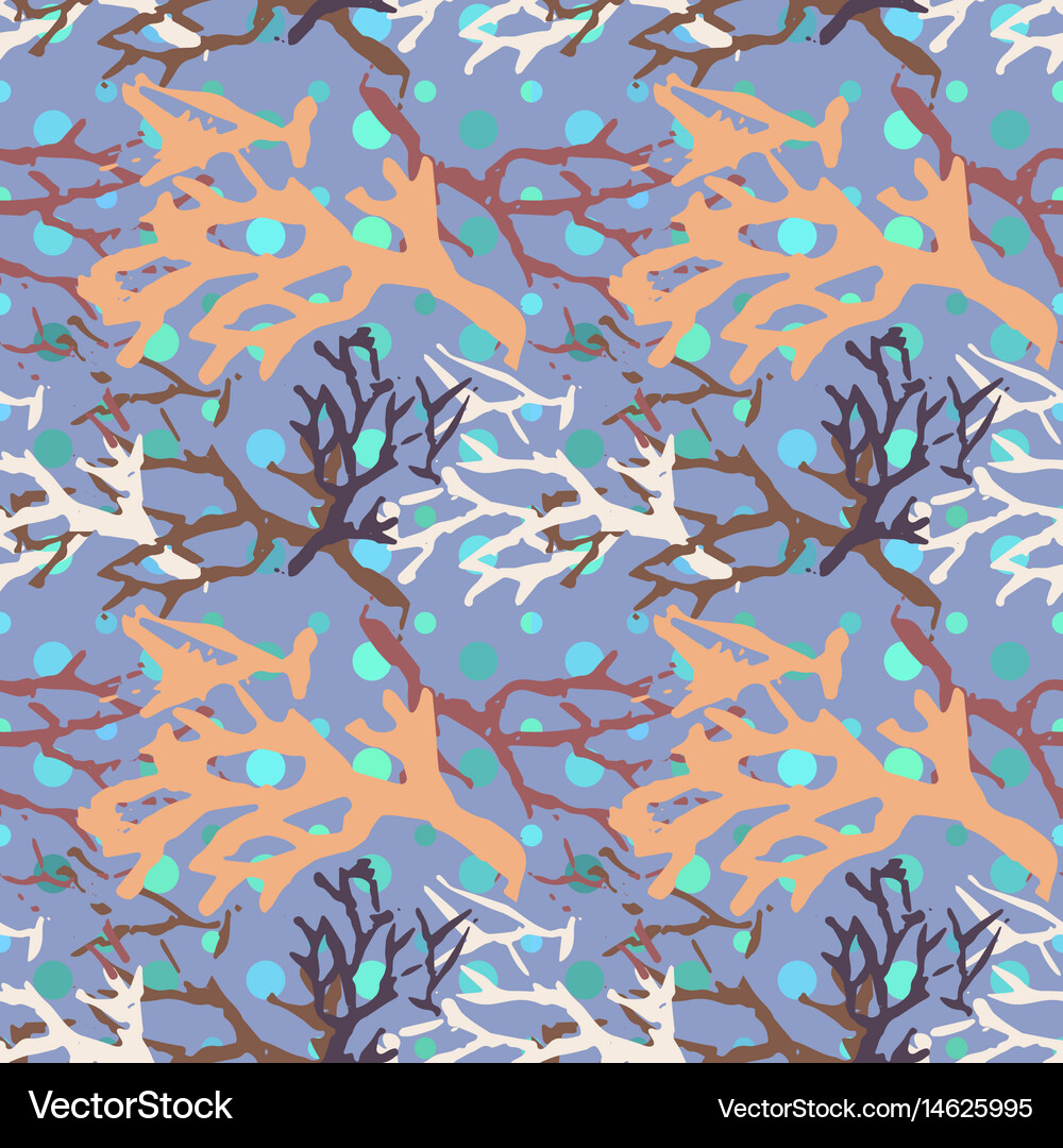 Seamless botanic pattern Royalty Free Vector Image